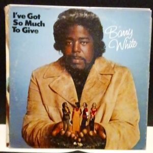 Barry White on vinyl album